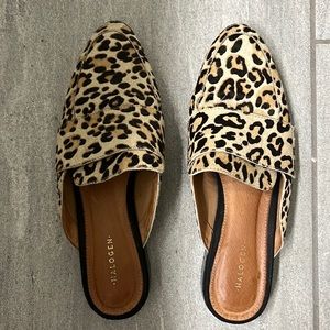 Halogen Leopard print slides